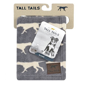 Tall Tails: Grey Icon Dog Blanket